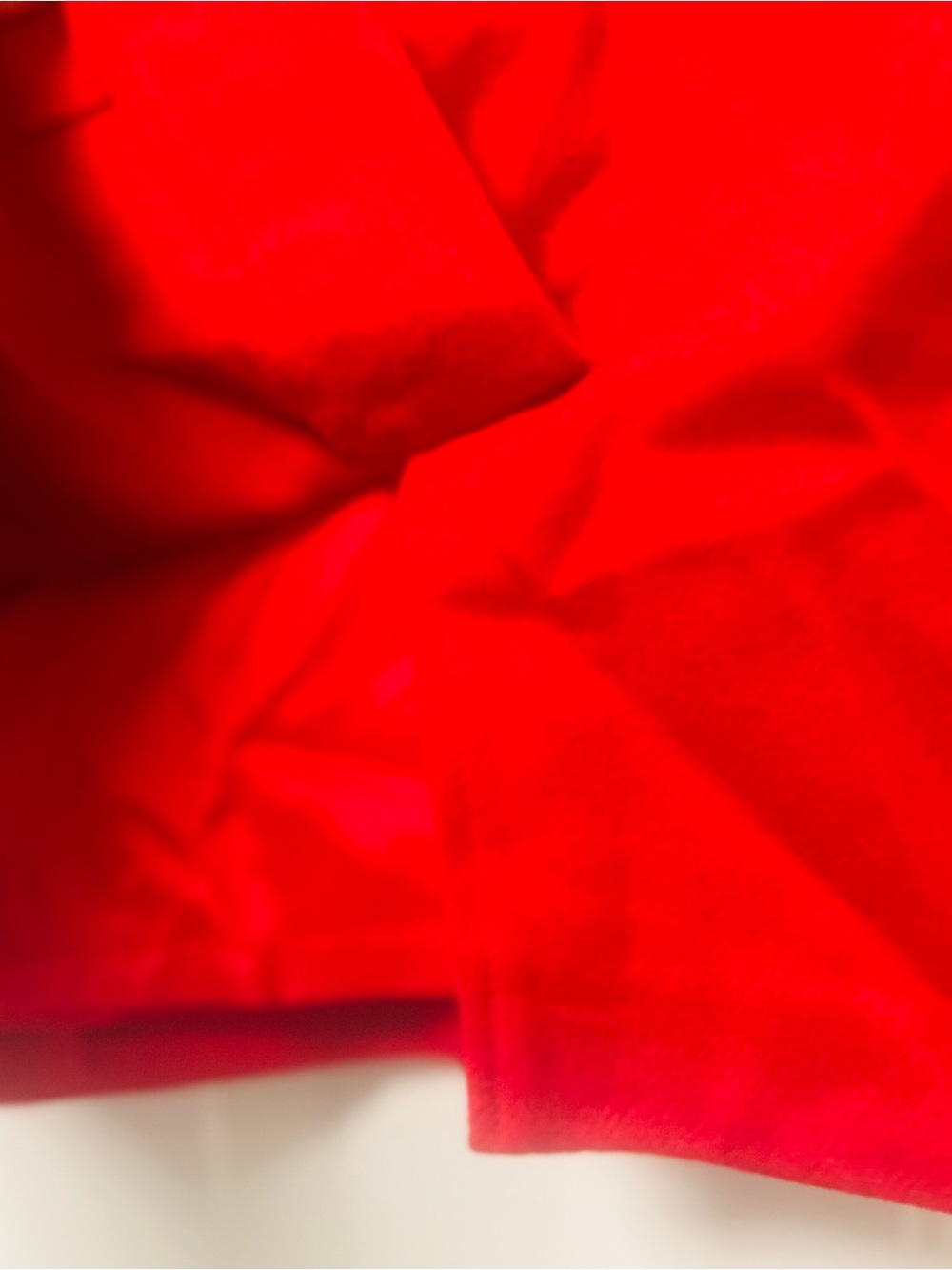 Bright Red Wool Classic Pencil Skirt (Bin 5-044) - Picture 3 of 6